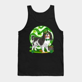 Cavalier King Charles Spaniel St Patricks Day Leprechaun Tank Top